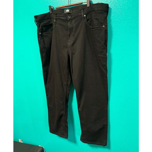 PAIGE Federal Slim Straight Black Shadow Stretch Pant Jean Men's 40 - Picture 4 of 10